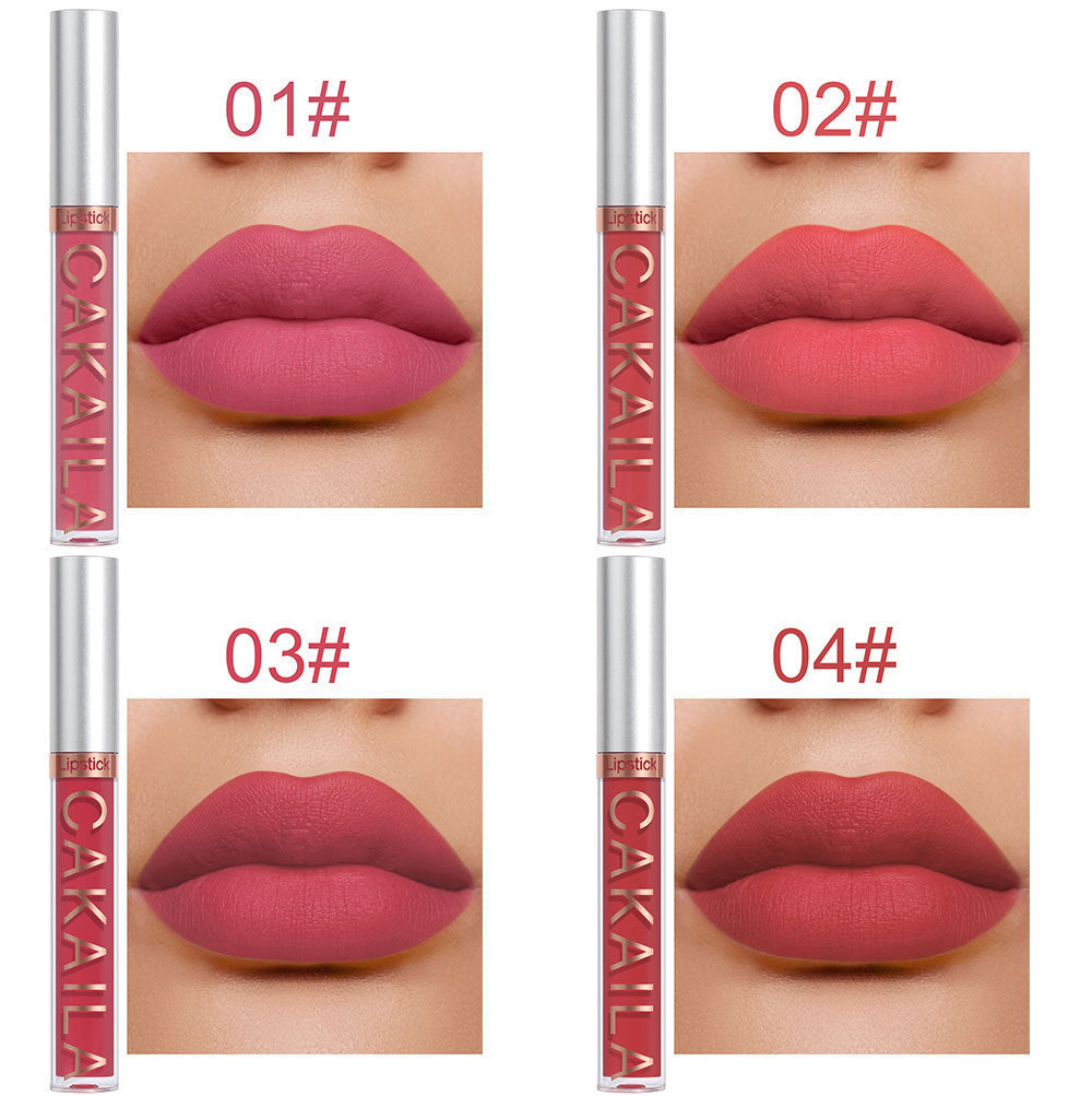 10 Matte Nonstick Cup Waterproof Lip Gloss