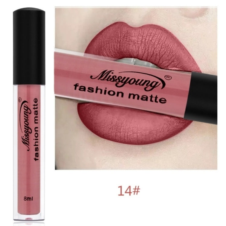 Non-Stick Lip Gloss - Liquid Lipstick Cup Matte