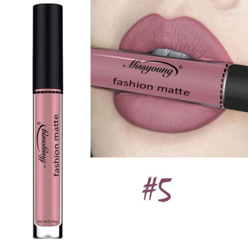 Non-Stick Lip Gloss - Liquid Lipstick Cup Matte