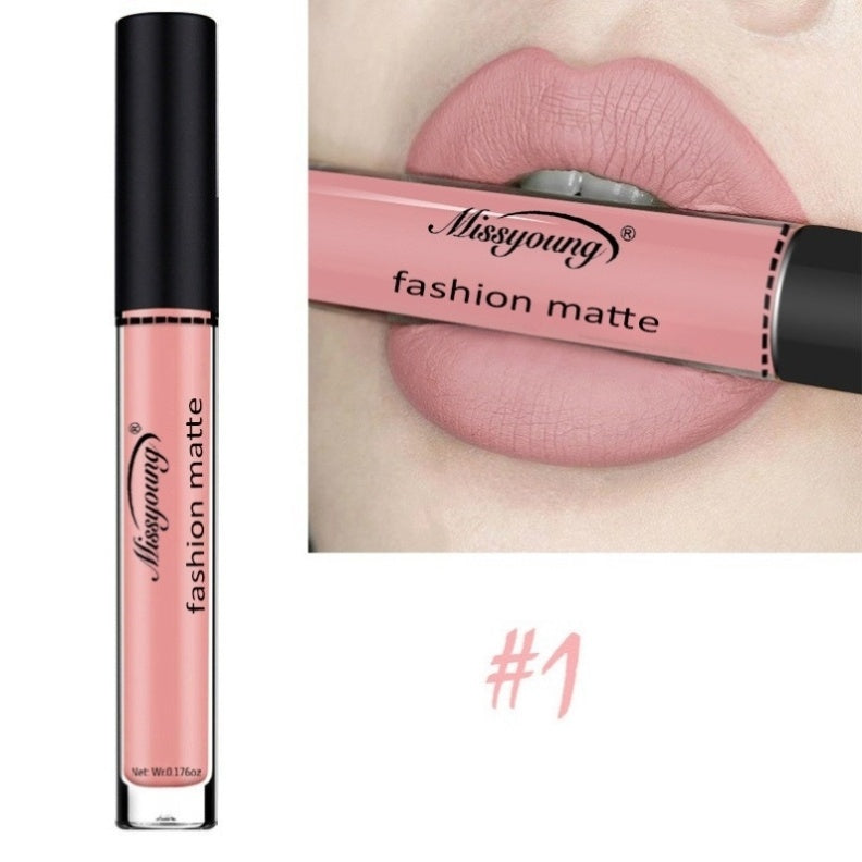 Non-Stick Lip Gloss - Liquid Lipstick Cup Matte