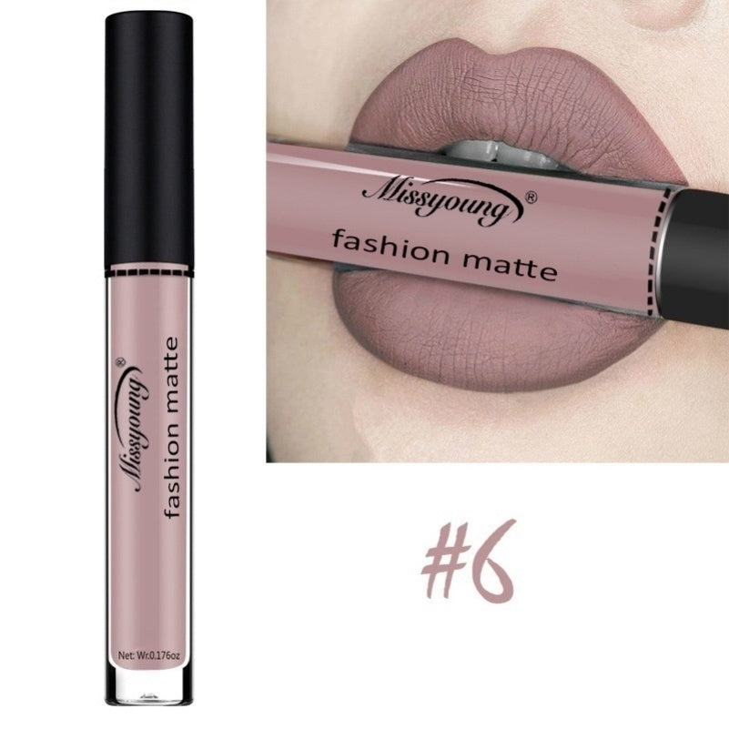 Non-Stick Lip Gloss - Liquid Lipstick Cup Matte