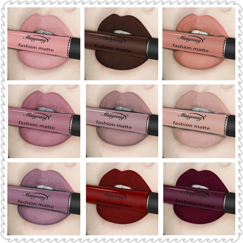 Non-Stick Lip Gloss - Liquid Lipstick Cup Matte