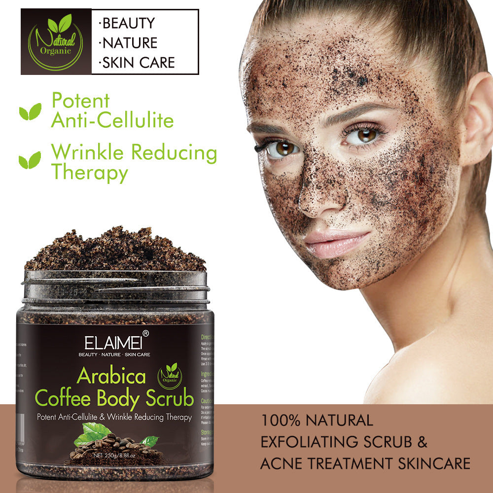 Anti-Cellulite & Anti-wrinkle Exfoliating Coffee Body Scrub