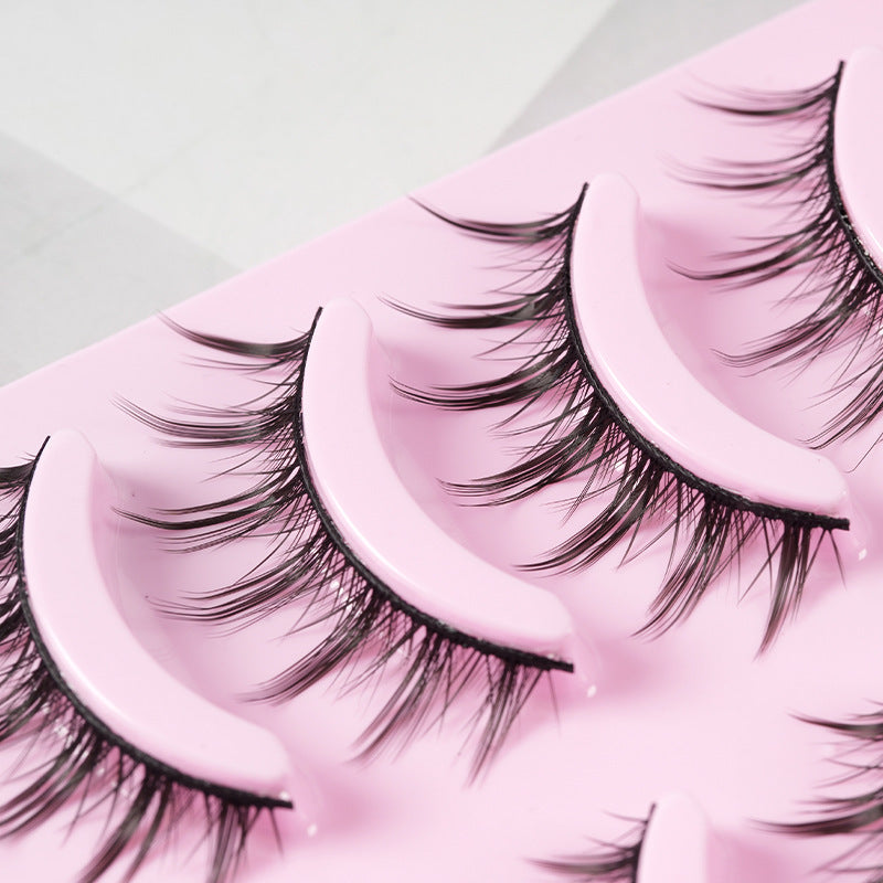 5 Pairs Manga Lashes Korean Makeup Artificial False Eyelashes